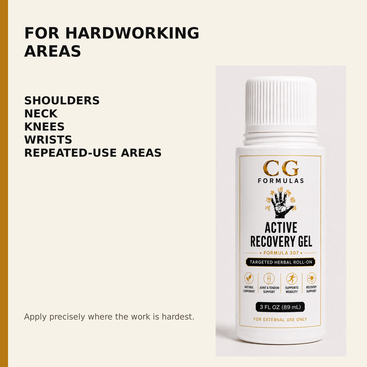 Active Recovery Roll-On Gel - CG Formulas