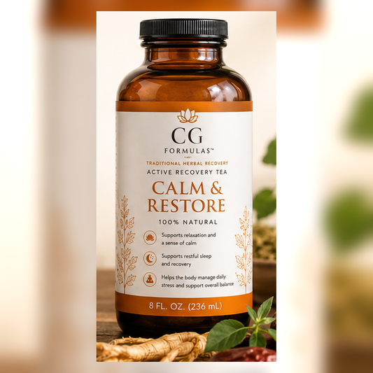 Calming and Restore Herbal Tea — traditional herbal tea formula — CG Formulas™"