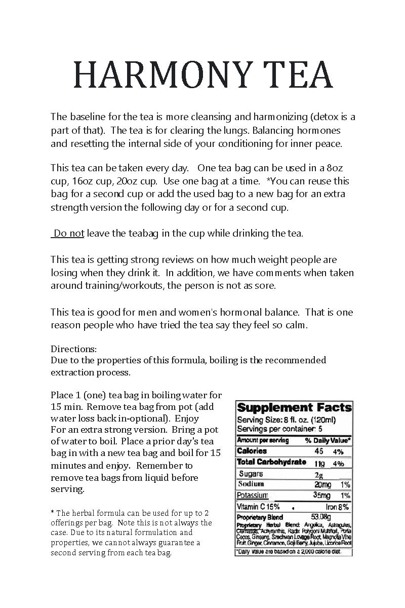 Active Recovery - Harmony Tea