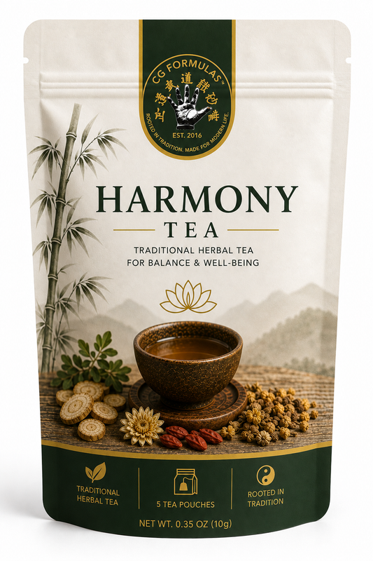 Active Recovery Harmony Tea — traditional herbal tea formula — CG Formulas™"