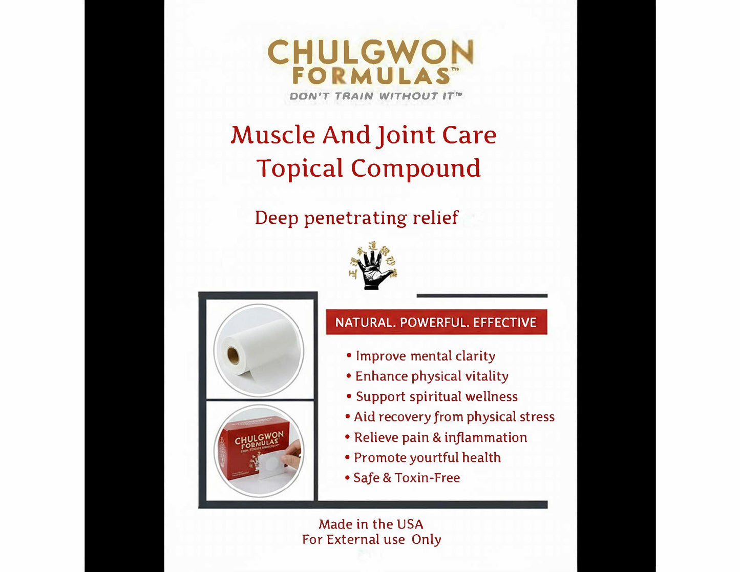 Active Recovery Topical Compound