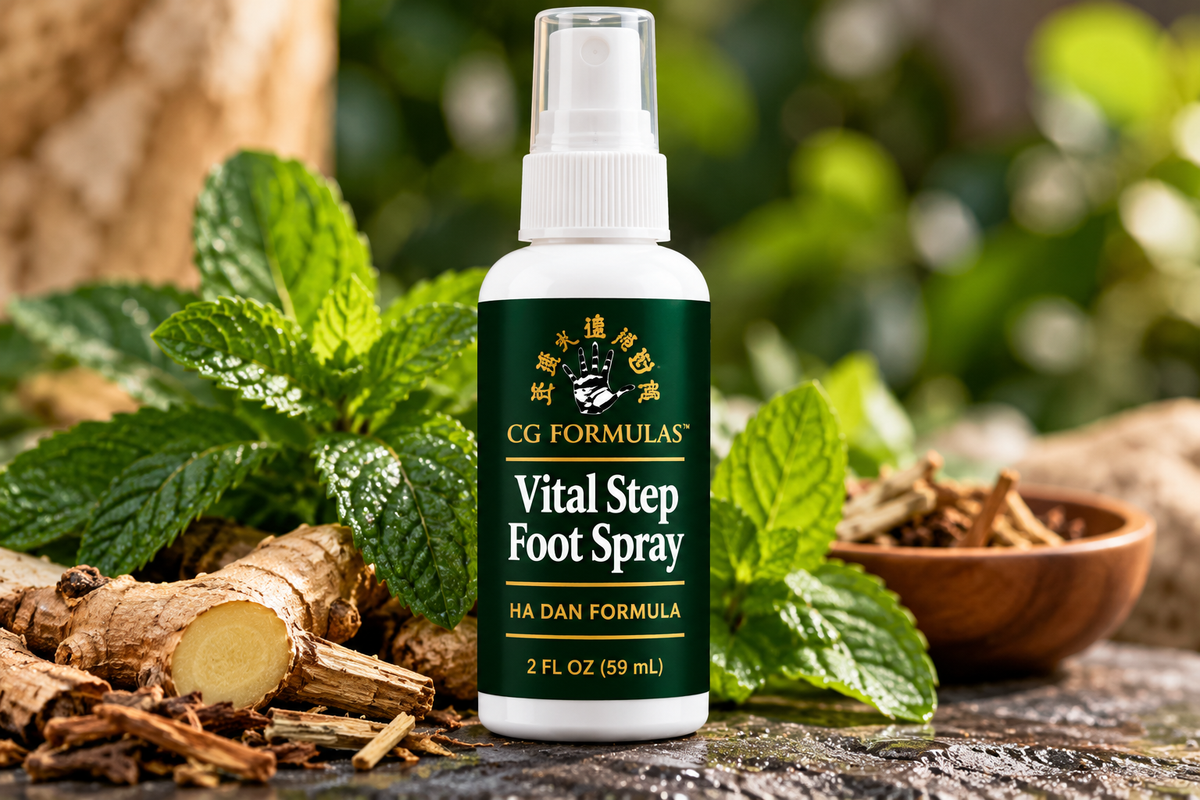 Vital Step™ Herbal Lower-Body Care Spray | CG Formulas™