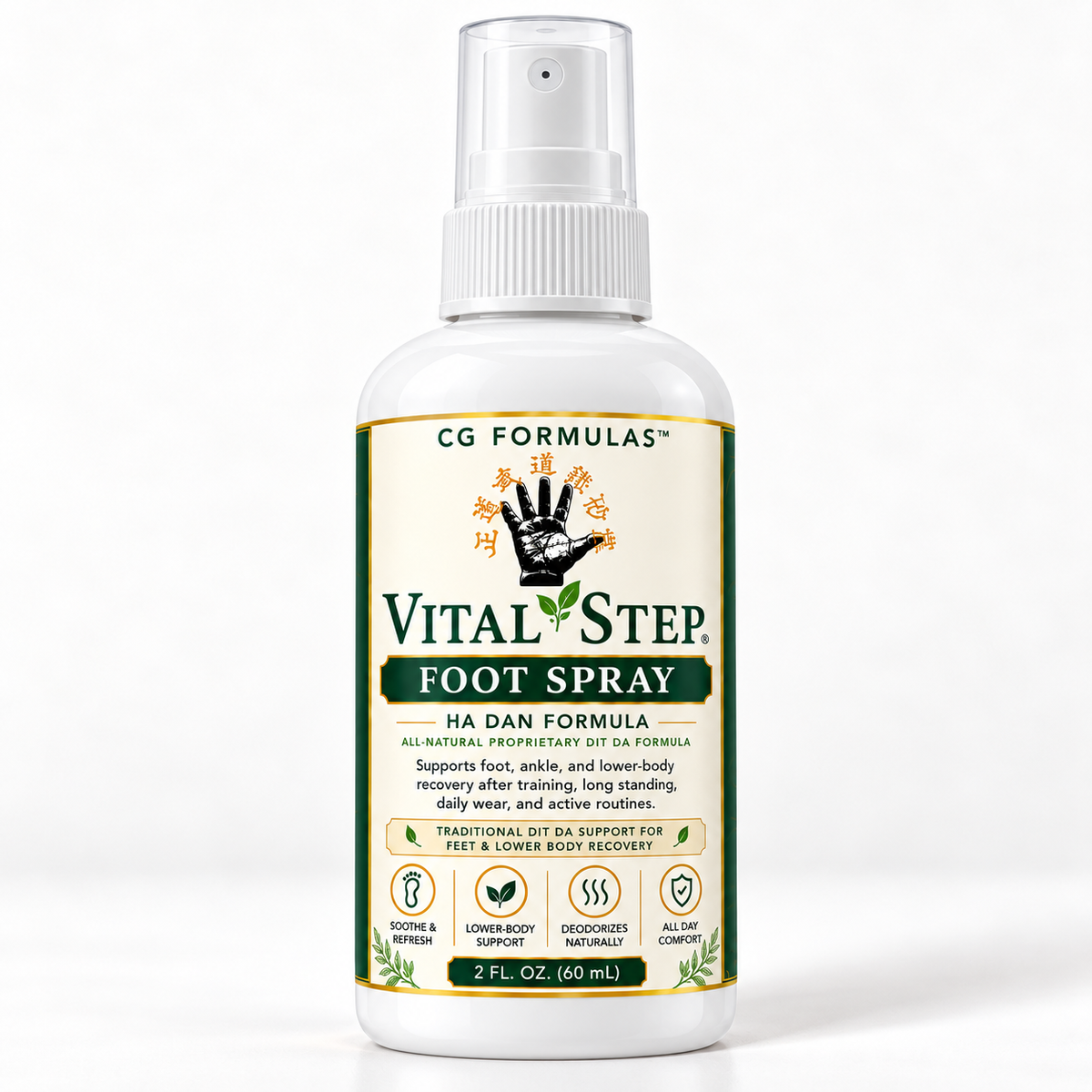 Vital Step™ Herbal Lower-Body Care Spray | CG Formulas™